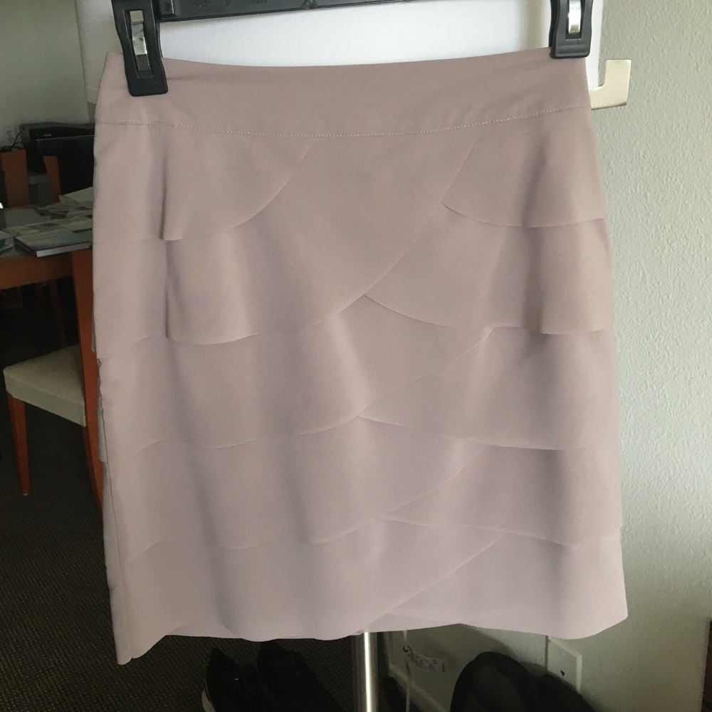Gorgeous light mauve knee length skirt